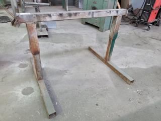Single Heavy Duty Steel Sawhorse