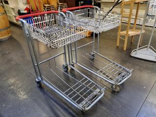 2x Shopping Trolleys by Faulkner Collins Ltd
