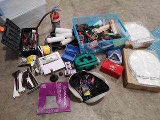 Assorted DIY Tools, Supplies, Hardware, & More