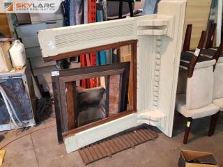Vintage Open Fireplace and Surround