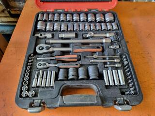Bahco Dymamic Drive Combined Socket & Dpanner Set S87+7