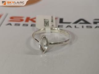 Marquise Cut Ring | Medium | Clear Quartz