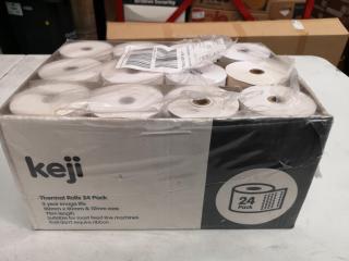 24x Thermal Receipt Printer Paper Rolls