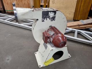 Industrial 3-Phase Centrifugal Fan Blower Assembly