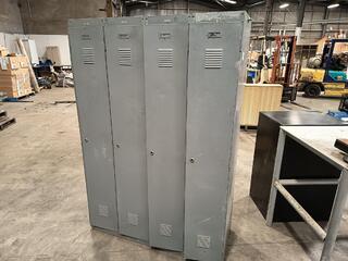 Cyclone 4 Door Metal Locker Unit