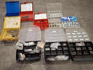 Assorted Small Parts Containers and Some Contents 