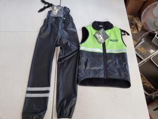 Kaiwaka Kids Reflective Vest, & Bib Over Trouser, Size 12
