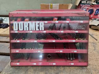 Dormer Jobber Drill Workshop Storage Display Case w/ Drills
