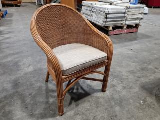 Wicker Wood Chair