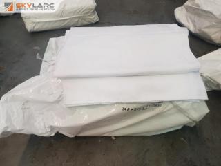 Bale of 17 White Damask Table Cloths