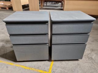 Pair of Office Mobile Drawers