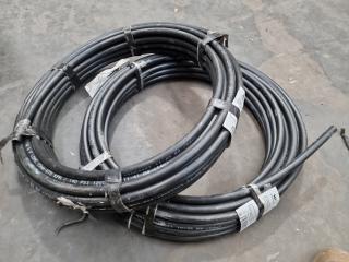2x Rolls of 15mm Alkathene Pipe, 25m each