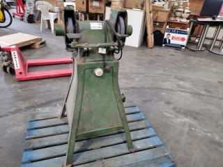 Vintage Bench Grinder on Stand