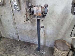 Single Phase Bench Grinder w/ Stand