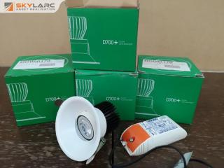 4x In Ceiling Down Light LED Lights by BrightGreen, New