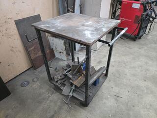Workshop Trolley and Contents of Steel