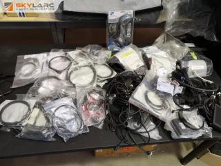 Assorted Lot of Wheelchair Cables Electrical Units & More
