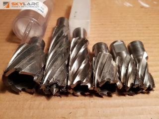 6 x Annular Cutters