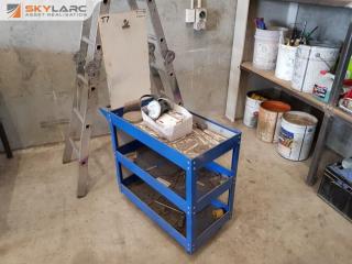 Metal Workshop Trolley and Contents