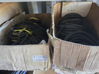 Box of New Drive Belts 