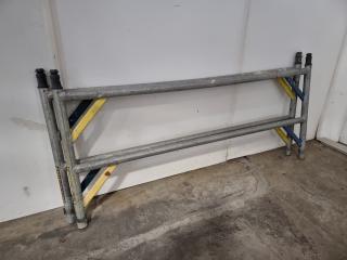 2 Oldfields Aluminium Scaffolding Tower Frames - 1.9 Metre Wide