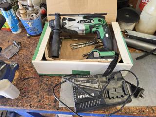 Hitachi DH18DSL 18V Cordless Rotary Hammer Drill Kit