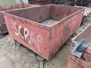 Heavy Steel Industrial Material Bin
