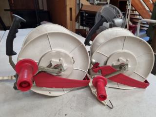 Speedrite Premium Geared Reels, 2x Units, Fire Damaged 