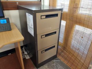 Precision 3-Drawer Steel File Cabinet
