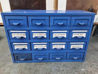 Kinchrome Steel Parts Storage Drawer Bin w/ Contents