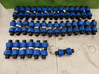 35 x LDSC25 25mm Straight Coupling