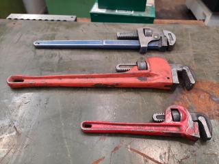 3 Pipe Wrenchs