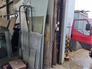 Heavy Duty Steel Materials Storage Rack w/ Contents