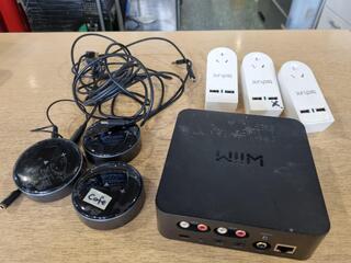 WiiM Pro Wireless WiFi + Bluetooth Audio Streamer + 3x Mini's