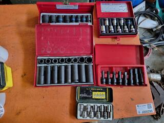 5x Assorted Socket Kits