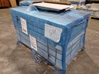 Pallet of 600x300mm Rectified Porcelain Tiles, 256x Units