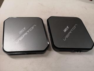 2x Acer Veriton N260G Ultra Slim Desktop Computers