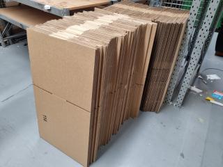 160x No.114 Corrugated Cardboard Boxes, 520x390x130mm