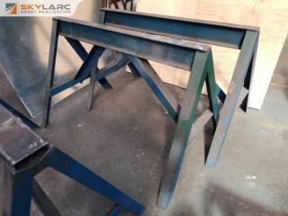 Pair of Heavy Duty Steel Saw Horses