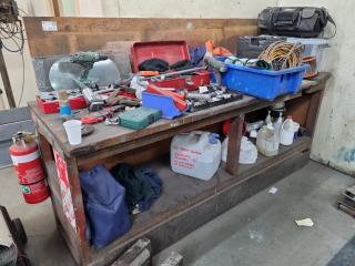 Vintage Wood Workbench