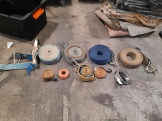 Assortment of Ratchet Tie Downs Equipment