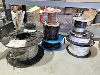 Mixed Cable and Wire Spools Lot