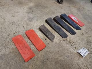 7 Assorted Log Splitting Wedges