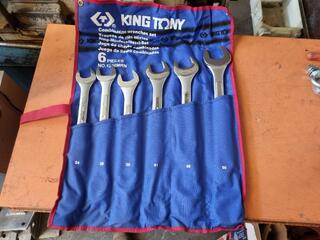 King Tony 6-Piece Large Size Metric Combination Wrench Set
