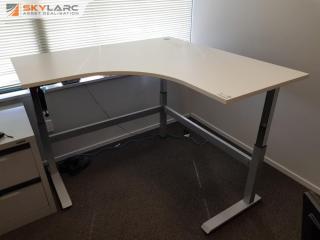Adjustable Height Standing Office Corner Desk
