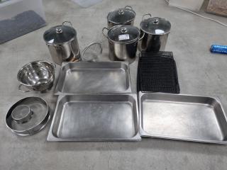 Pot and Kitchen Utensils 