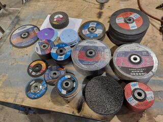 Assorted Grinding Disks, 125mm to 230mm Sizes