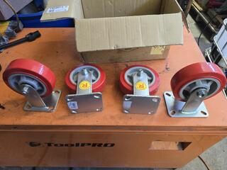 4 x Heavy Duty Wheels