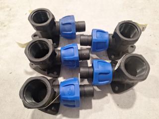 5 x LDBE20 20mm Bracket Elbows