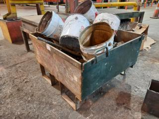 Heavy Duty Industrial Steel Materials Bin